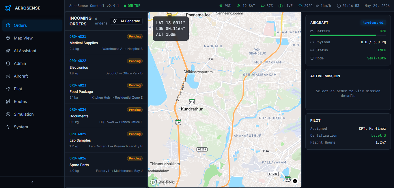 Aerosense AI preview